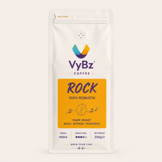 VYBZ ROCK 100% Specialty Robusta dark roast coffee