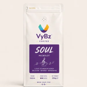 VYBZ SOUL Natural Microlot light to medium roast coffee