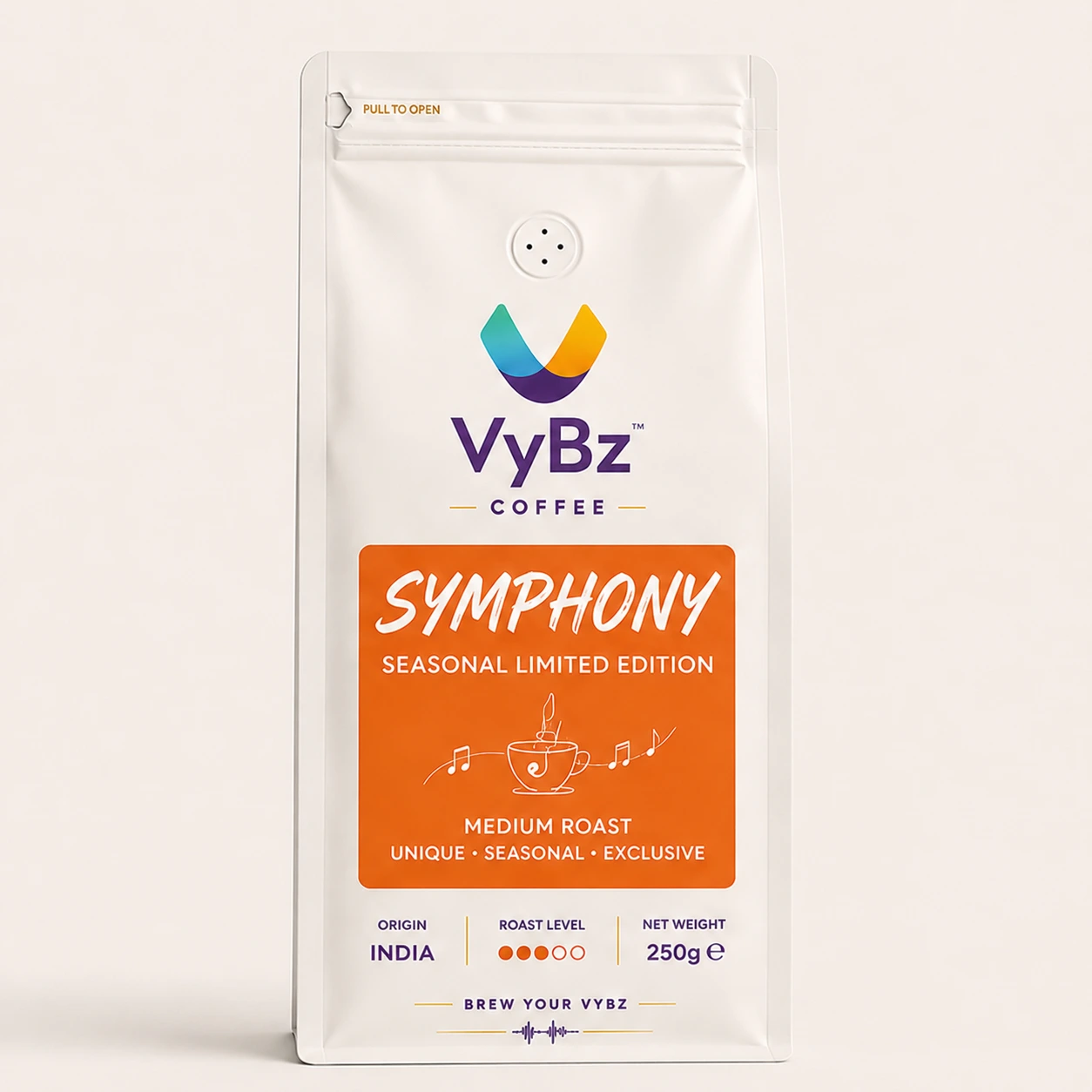 VYBZ SYMPHONY seasonal limited edition speciality coffee